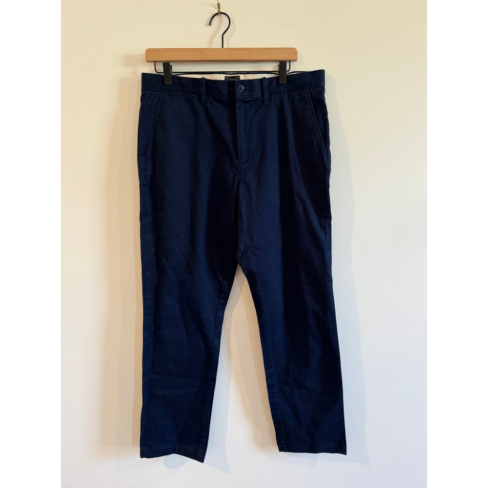J.Crew 770 Straight Fit Stretch Chino Pants Navy Blue Mens 32x32
